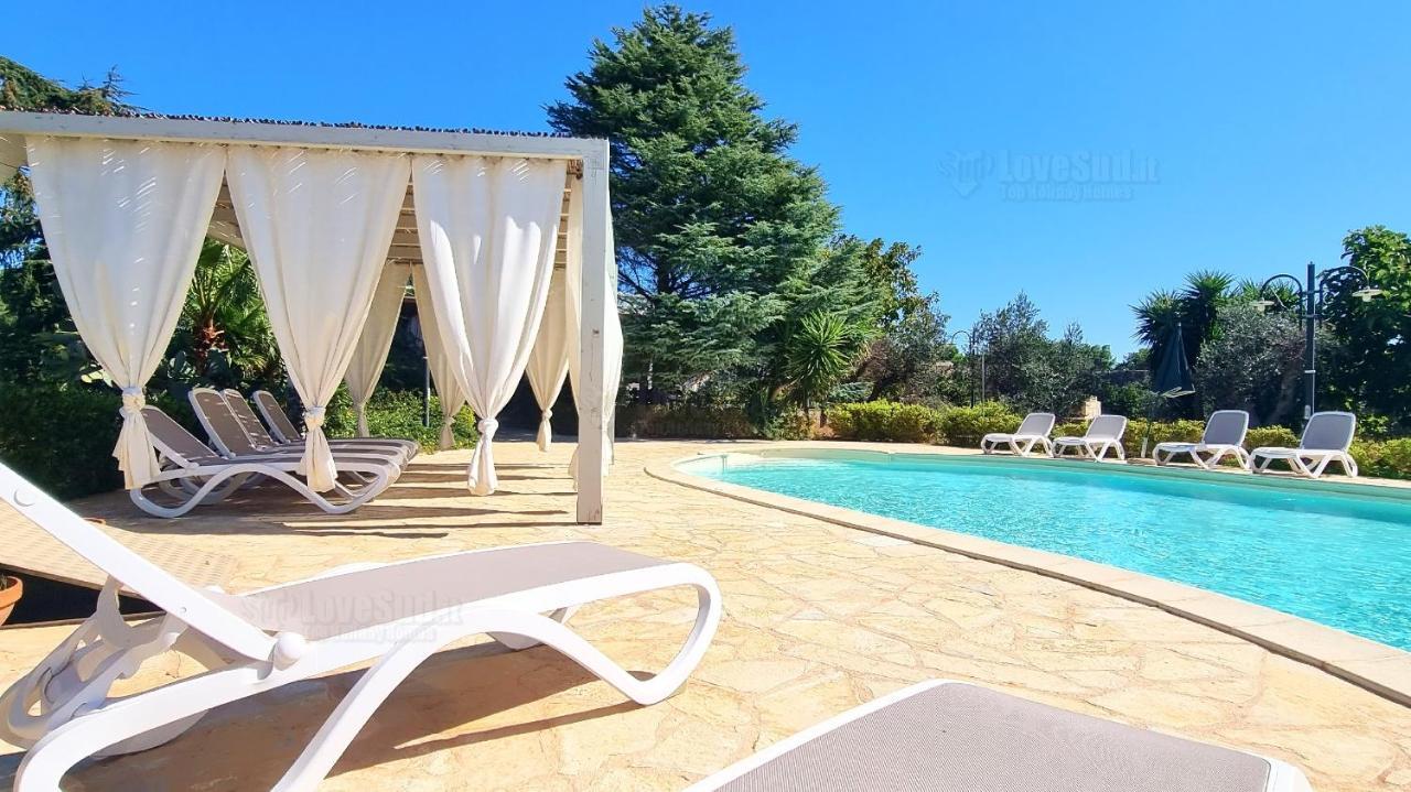 Villa Frande Con Piscina E Campo Calcetto Tennis Corsano  Esterno foto